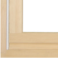 wood composite window and door frame material